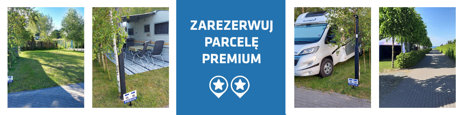 zarezerwuj parcelę premium