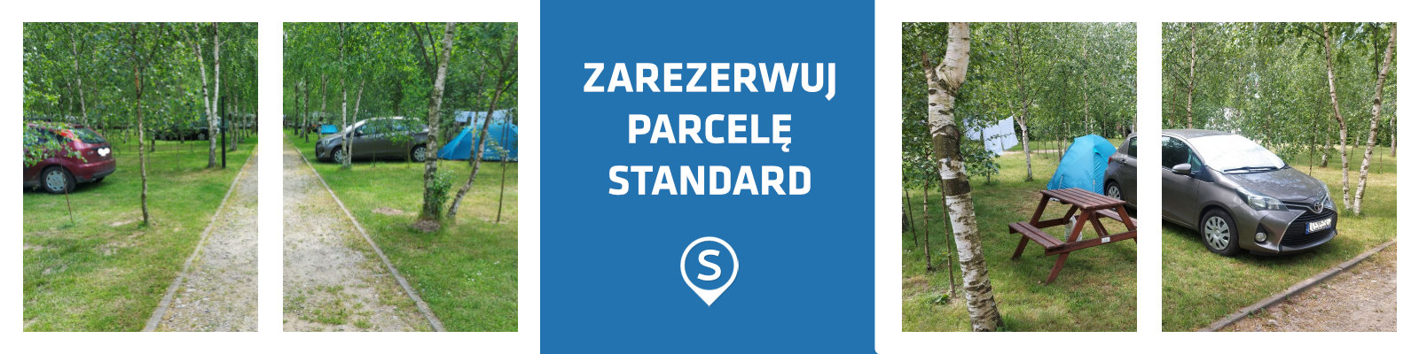zarezerwuj parcelę standard